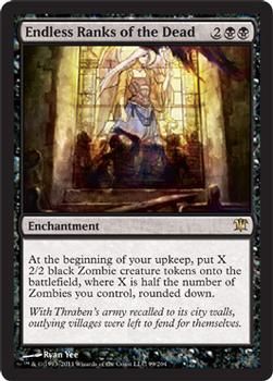 2011 Magic the Gathering Innistrad - Foil #99 Endless Ranks of the Dead Front