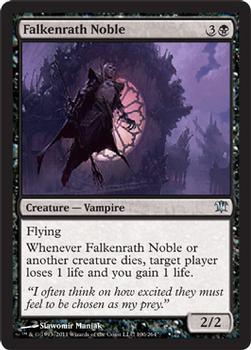 2011 Magic the Gathering Innistrad - Foil #100 Falkenrath Noble Front