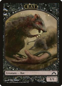 2013 Magic the Gathering Gatecrash - Tokens #2/8 Rat Front