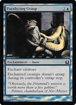 2012 Magic the Gathering Return to Ravnica - Foil #46 Paralyzing Grasp Front