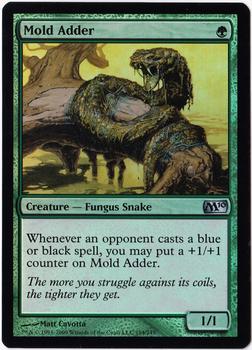 2009 Magic the Gathering 2010 Core Set - Foil #194 Mold Adder Front