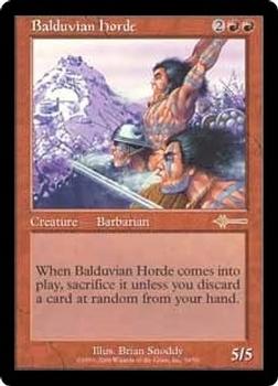 2000 Magic the Gathering Beatdown #34 Balduvian Horde Front