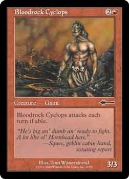2000 Magic the Gathering Beatdown #36 Bloodrock Cyclops Front