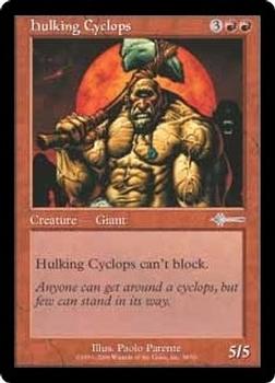 2000 Magic the Gathering Beatdown #38 Hulking Cyclops Front