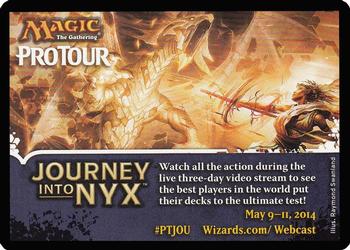 2014 Magic the Gathering Journey Into Nyx - Tokens #2/6 Zombie Back