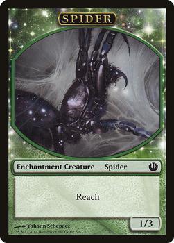 2014 Magic the Gathering Journey Into Nyx - Tokens #5/6 Spider Front