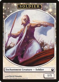 2014 Magic the Gathering Born of the Gods - Tokens #3/11 Soldier Front