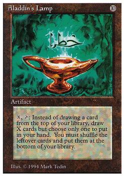 1994 Magic the Gathering Revised Edition (Summer Magic) #NNO Aladdin’s Lamp Front