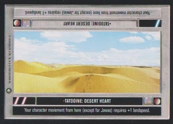 2000 Decipher Star Wars CCG Jabba's Palace Sealed Deck #NNO Tatooine: Desert Heart Front