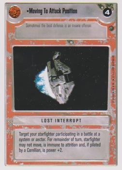 1999 Decipher Star Wars CCG Dagobah Unlimited #NNO Moving To Attack Position Front