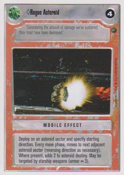 1999 Decipher Star Wars CCG Dagobah Unlimited #NNO Rogue Asteroid Front