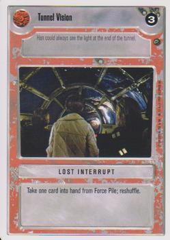 1999 Decipher Star Wars CCG Dagobah Unlimited #NNO Tunnel Vision Front