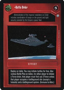 1999 Decipher Star Wars CCG Endor #NNO Battle Order Front