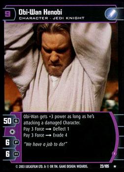 2003 Wizards of the Coast Star Wars: Jedi Guardians #23 Obi-Wan Kenobi Front