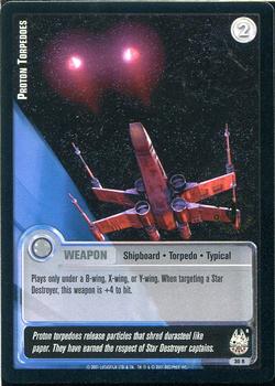 2001 Decipher Jedi Knights TCG: Premiere - First Day of Printing #30R Proton Torpedoes Front