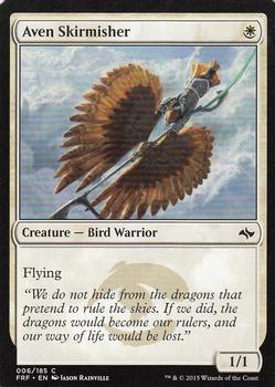 2015 Magic the Gathering Fate Reforged #6 Aven Skirmisher Front