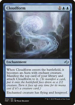 2015 Magic the Gathering Fate Reforged #32 Cloudform Front