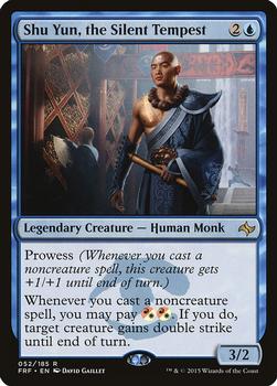 2015 Magic the Gathering Fate Reforged #52 Shu Yun, the Silent Tempest Front