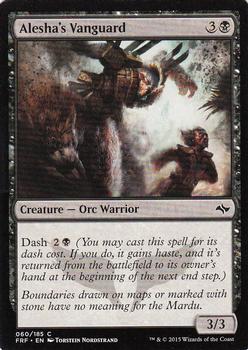 2015 Magic the Gathering Fate Reforged #60 Alesha's Vanguard Front