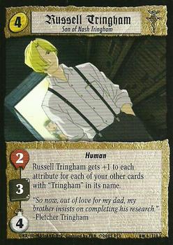 2005 Fullmetal Alchemist Blood & Water TCG #6 Russell Tringham, Son of Nash Tringham Front