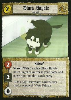 2005 Fullmetal Alchemist Blood & Water TCG #19 Black Hayate, Mascot Front