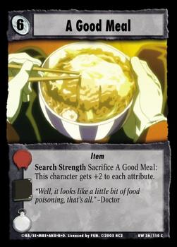 2005 Fullmetal Alchemist Blood & Water TCG #36 A Good Meal Front