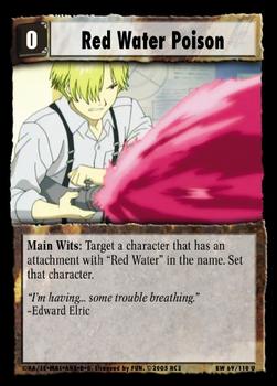 2005 Fullmetal Alchemist Blood & Water TCG #69 Red Water Poison Front