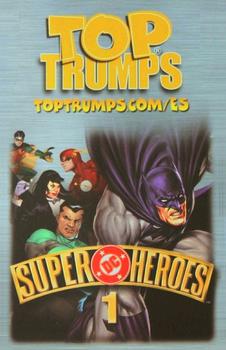 2005 Top Trumps Specials DC Super Heroes 1 #NNO Black Canary Back