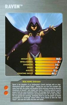 2005 Top Trumps Specials DC Super Heroes 1 #NNO Raven Front