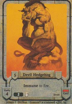 1995 FPG Guardians #NNO Devil Hedgehog Front