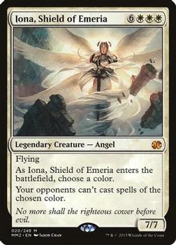 2015 Magic the Gathering Modern Masters 2015 #20 Iona, Shield of Emeria Front