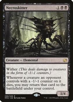 2015 Magic the Gathering Modern Masters 2015 #88 Necroskitter Front