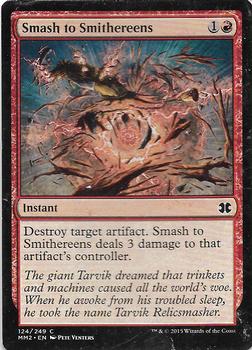 2015 Magic the Gathering Modern Masters 2015 #124 Smash to Smithereens Front