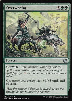 2015 Magic the Gathering Modern Masters 2015 #152 Overwhelm Front