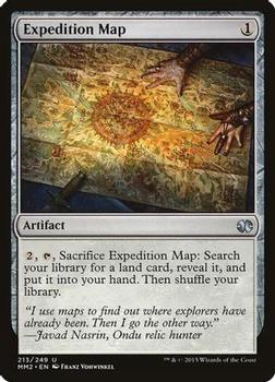 2015 Magic the Gathering Modern Masters 2015 #213 Expedition Map Front