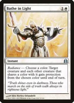 2011 Magic the Gathering Commander #9 Bathe in Light Front