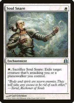 2011 Magic the Gathering Commander #32 Soul Snare Front