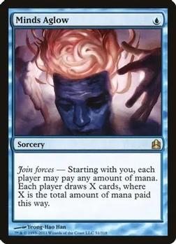 2011 Magic the Gathering Commander #51 Minds Aglow Front