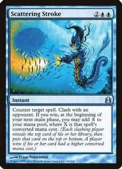2011 Magic the Gathering Commander #60 Scattering Stroke Front