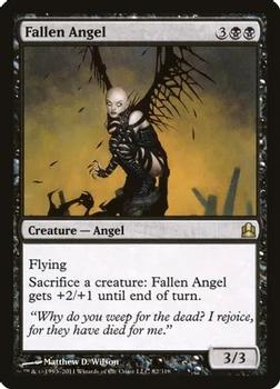 2011 Magic the Gathering Commander #82 Fallen Angel Front