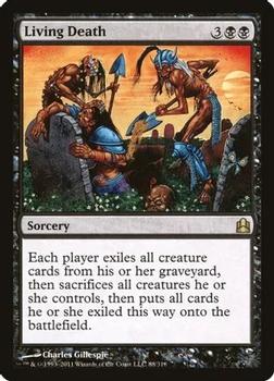 2011 Magic the Gathering Commander #88 Living Death Front