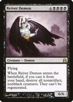 2011 Magic the Gathering Commander #95 Reiver Demon Front