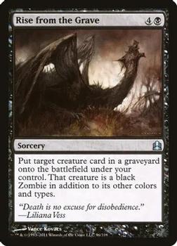 2011 Magic the Gathering Commander #96 Rise from the Grave Front