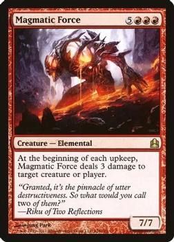 2011 Magic the Gathering Commander #128 Magmatic Force Front