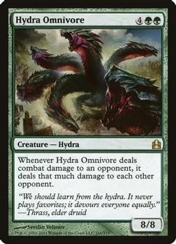 2011 Magic the Gathering Commander #161 Hydra Omnivore Front