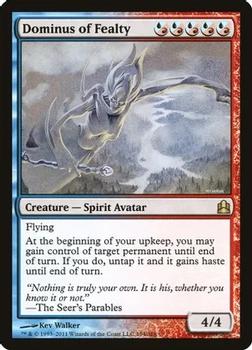 2011 Magic the Gathering Commander #194 Dominus of Fealty Front