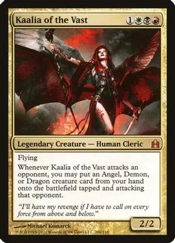 2011 Magic the Gathering Commander #206 Kaalia of the Vast Front