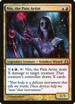 2011 Magic the Gathering Commander #213 Nin, the Pain Artist Front