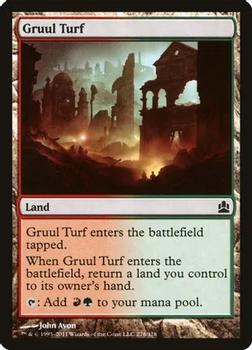 2011 Magic the Gathering Commander #276 Gruul Turf Front