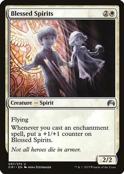 2015 Magic the Gathering Magic Origins #7 Blessed Spirits Front